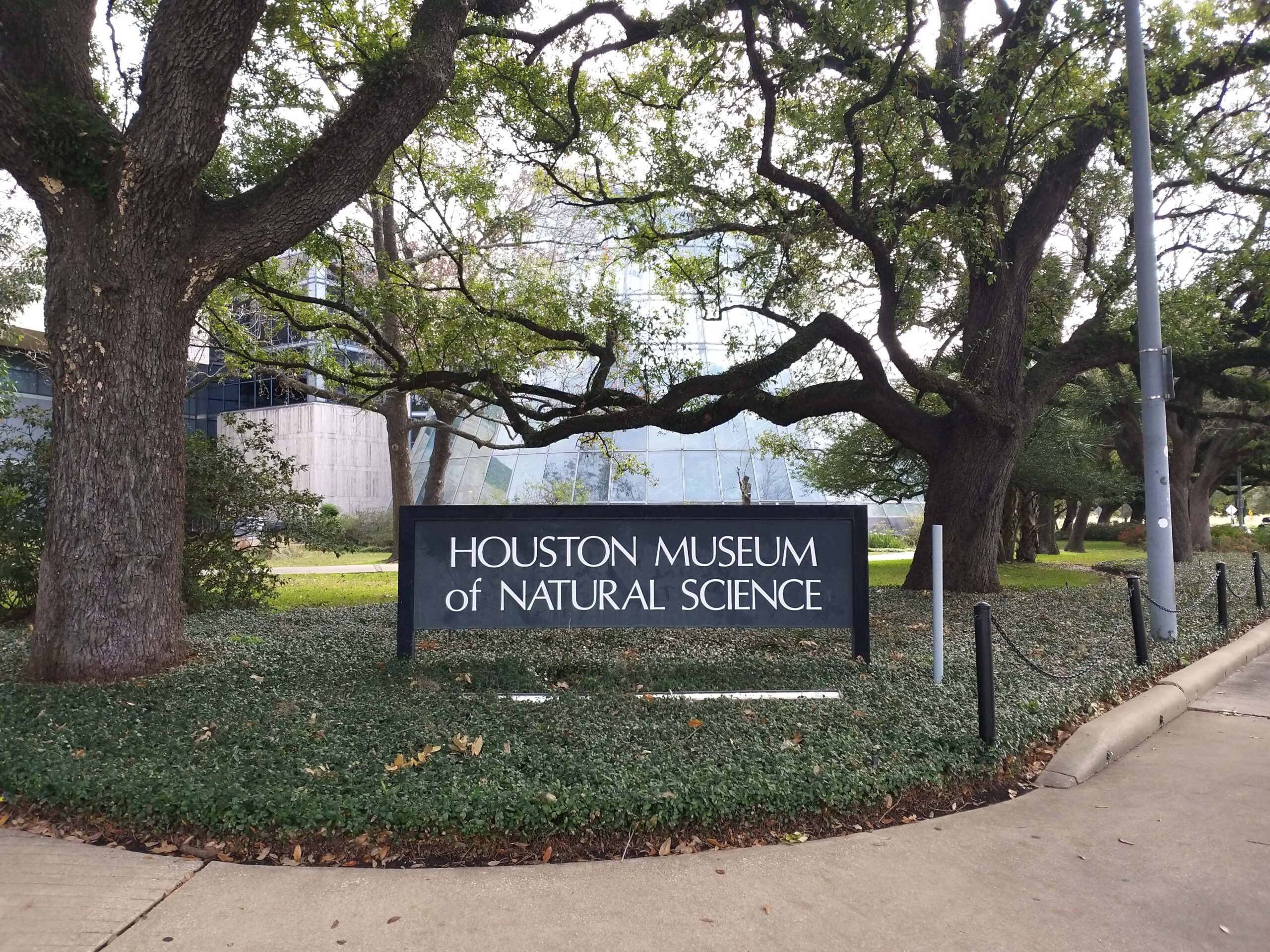 Houston Museum of Natural Science sign