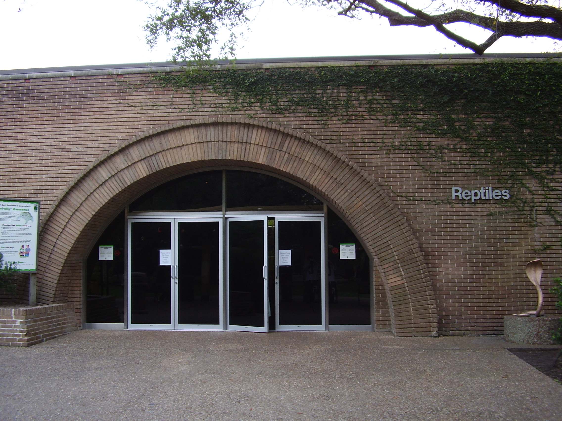 Reptiles Room at the Houston Zoo