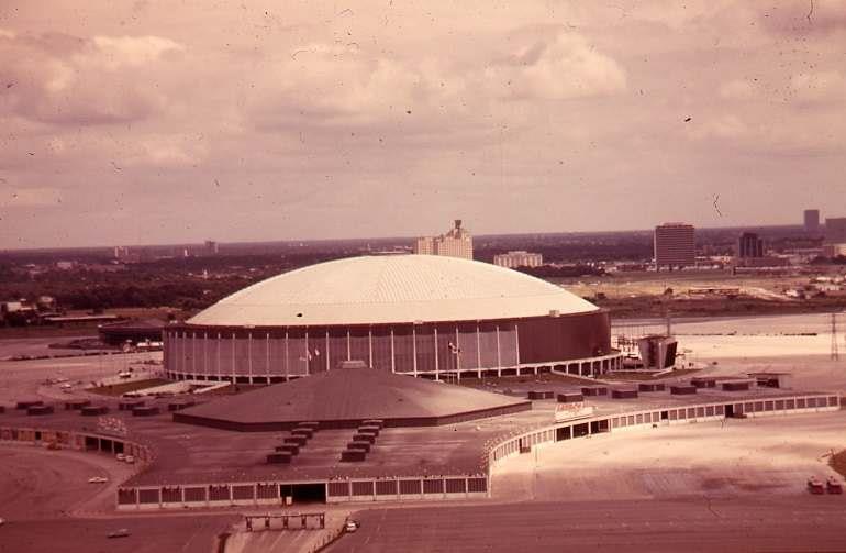 The Astrodome in Houston in the 1970s