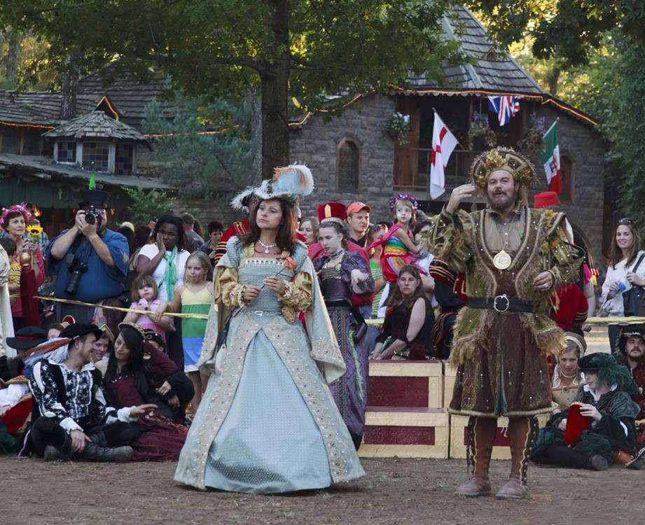 The King and Queen at the Texas Renaissance Festival