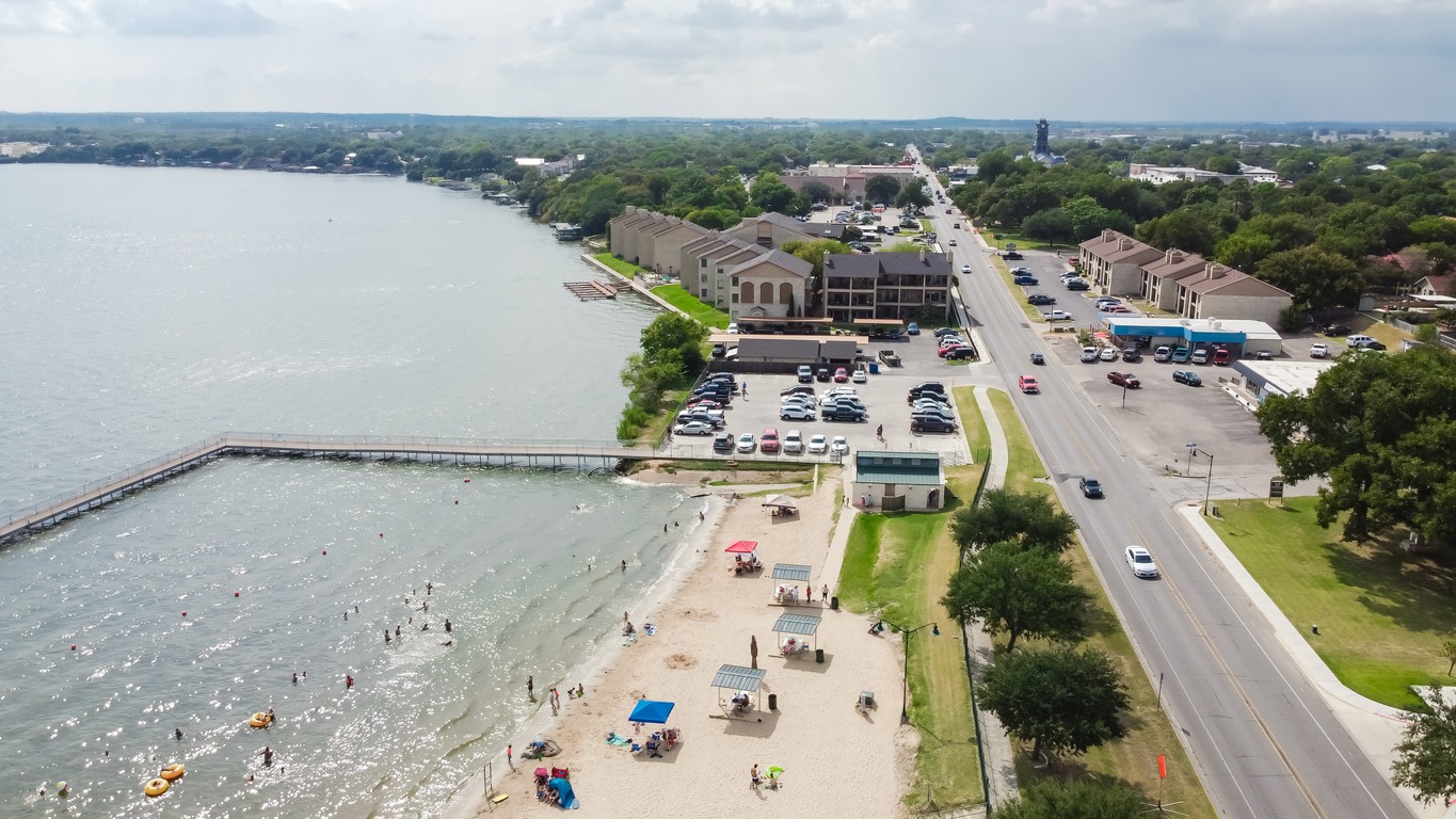 City Beach Park in Granbury, Texas