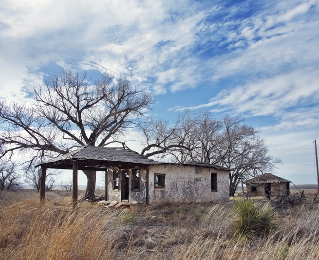 Glenrio, next to the TX-NM state line