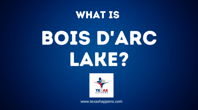 What Is Bois D'arc Lake?