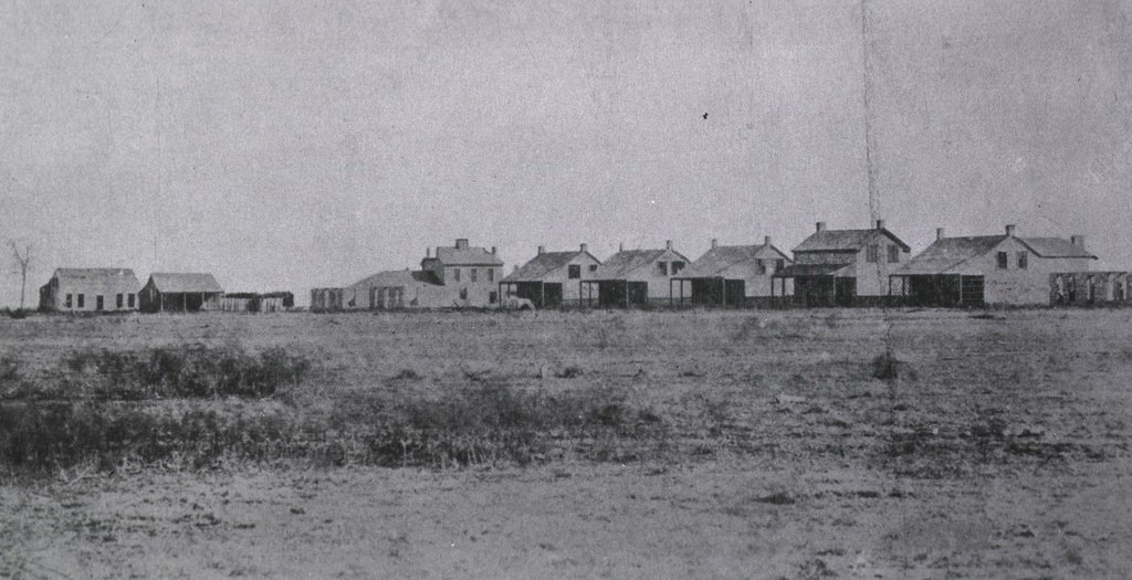 Officer's Row in 1913