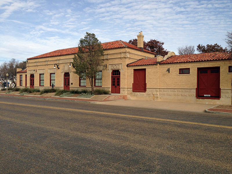 The Fort Worth and Denver South Plains Railway Depot building