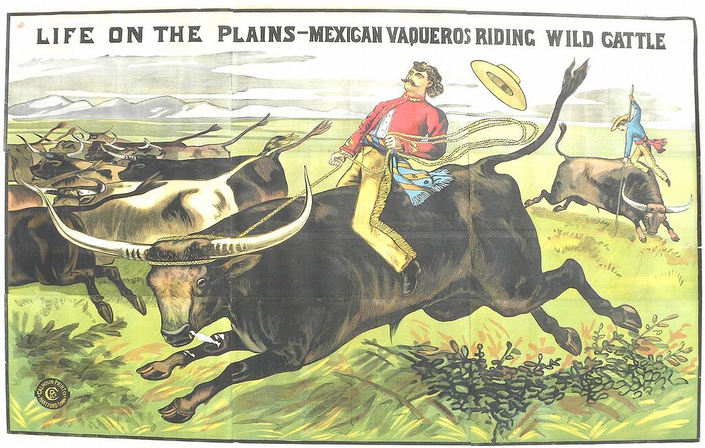 Exhibition riding in Buffalo Bill's Wild West Show