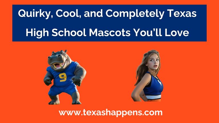Quirky, Cool, and Completely Texas High School Mascots You’ll Love