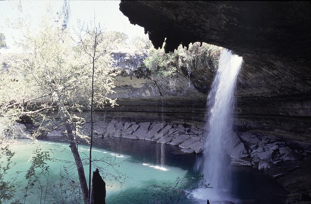 Hamilton Pool Preserve. Scan from slide film