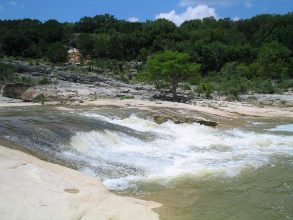 Pedernales Falls on the Pedernales River