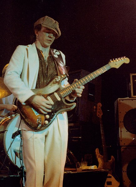 Stevie Ray Vaughan in the Ritz Theater in Austin, Texas in 1983