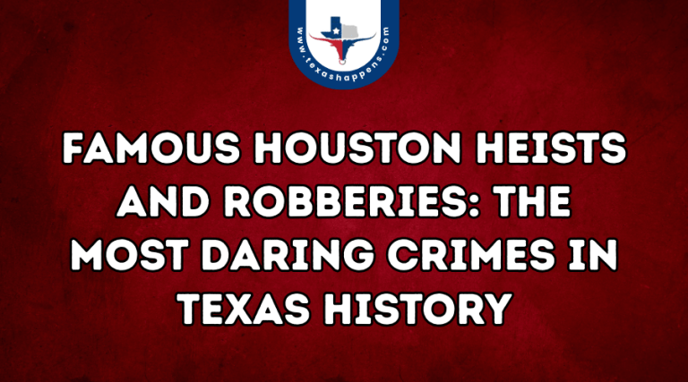 Famous Houston Heists and Robberies The Most Daring Crimes in Texas History
