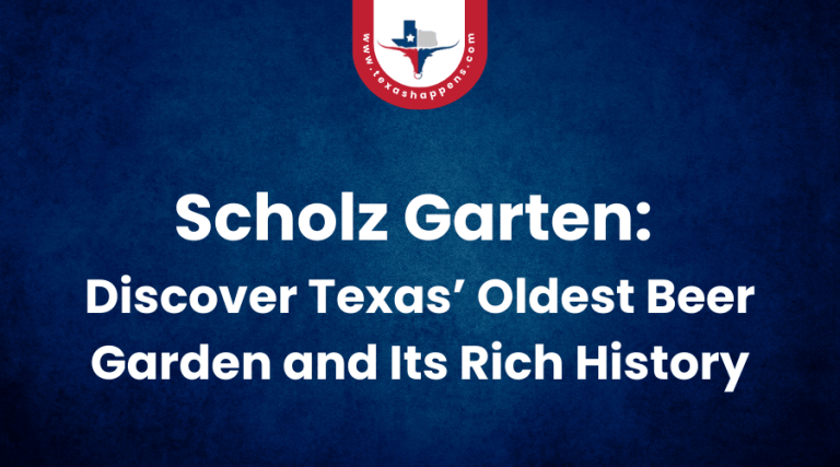 Scholz Garten Discover Texas’ Oldest Beer Garden and Its Rich History