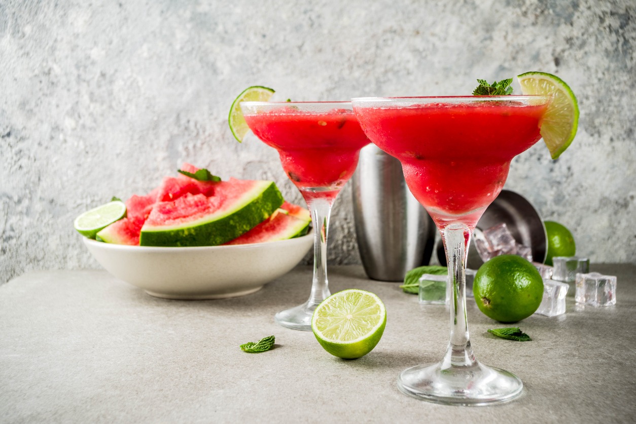 frozen watermelon margaritas