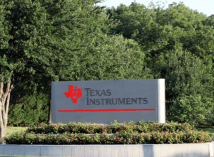 TI signboard at its facility in Dallas